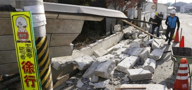 بوومەلەرزەیەک بە گوڕی ٥.٤ پلە باشووری ڕۆژئاوای ژاپۆنی هەژاند.