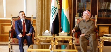 Serok Barzanî pêşwaziya Cîgirê Serokwezîrê Îraqê kir