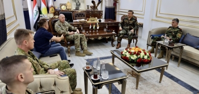 Şandeke Şêwirmendên hevpeymanî serdana wezareta pêşmerge kir