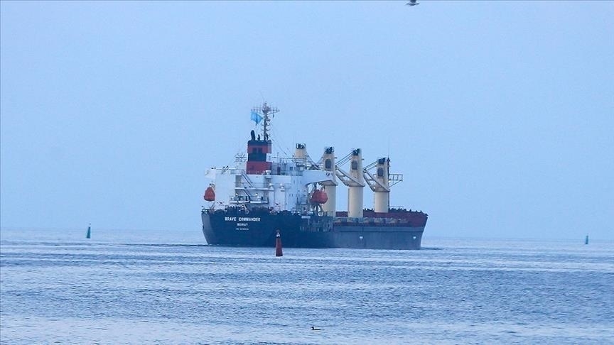 کەشتییەکی هەڵگری دانەوێڵە لە ئۆکرانیا گەیشتە یەمەن