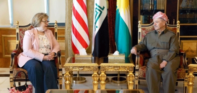 سەرۆك بارزانی پێشوازی لە یاریدەدەری وەزیری دەرەوەی ئەمەریكا دەكات