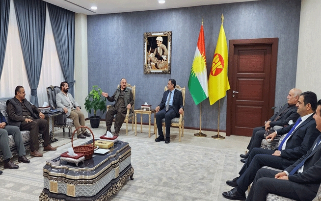 سکرتێرى گشتیى YNDK پیرۆزبایى لە بەرپرسى نوێى مەکتەبی ڕێکخستنی پارێزگاى هەولێرى PDK دەکات