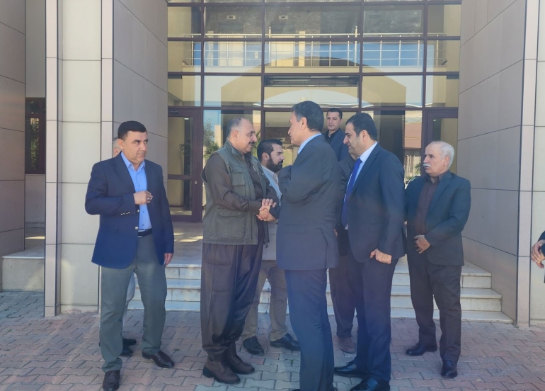 سکرتێرى گشتیى YNDK پیرۆزبایى لە بەرپرسى نوێى مەکتەبی ڕێکخستنی پارێزگاى هەولێرى PDK دەکات