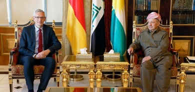 Serok Barzanî pêşwazî li Balyozê Almanyayê yê li Iraqê kir