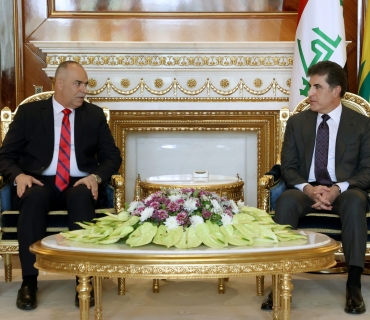 سه‌رۆك نێچيرڤان بارزانى پێشوازى له‌ شاندى كۆلێژێكى سه‌ربازيى عێراقى كرد