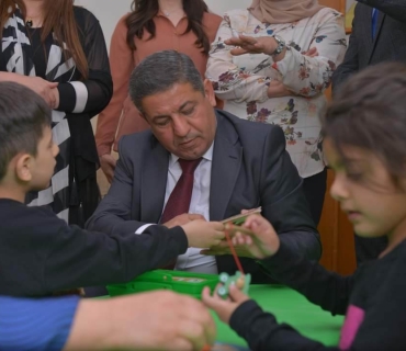 بەڕێوەبەری گشتی پەروەردەی هەولێر سەنتەری پەروەردەی پێش وەختی ئاران بەسەر دەکاتەوە