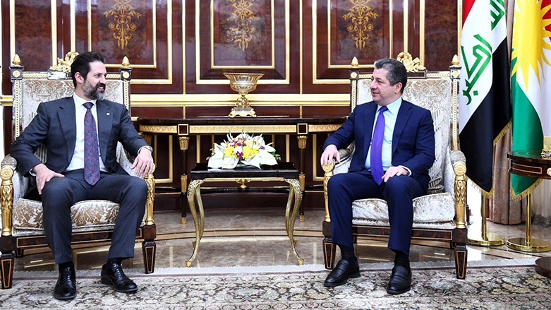 رئيس حكومة إقليم كوردستان مسرور بارزاني يستقبل قباد طالباني