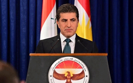 سه‌رۆك نێچيرڤان بارزانى سه‌ره‌خۆشى له‌ به‌ڕێز عه‌لى عه‌ونى ده‌كات