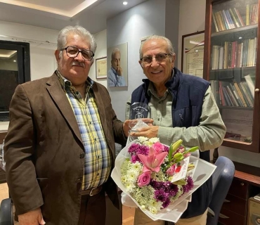 بەبۆنەی ساڵرۆژی رۆژنامەگەری کوردی عەلی بەردخان خەڵات کرا