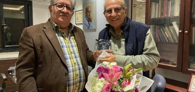 بەبۆنەی ساڵرۆژی رۆژنامەگەری کوردی عەلی بەردخان خەڵات کرا