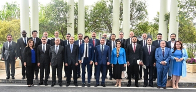 رئيس حكومة إقليم كوردستان يستقبل وفداً من المجلس التجاري الأمريكي - الكوردستاني