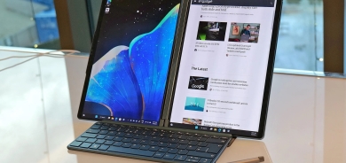 لاپتۆپە دوو شاشەكان لە پێشانگای CESدا