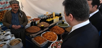 مسرور بارزاني يزور معرض الصناعات والمنتجات المحلية في أربيل