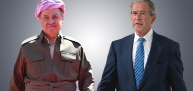 جورج بوش يبعث برسالة إلى الرئيس بارزاني