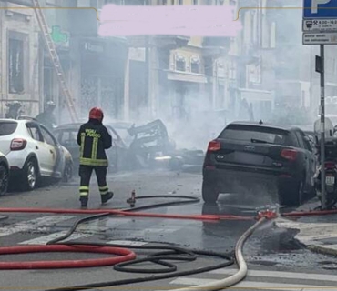 تەقینەوەیەک لە ناوەڕاستی شاری میلانۆ ڕوویدا