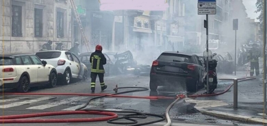 تەقینەوەیەک لە ناوەڕاستی شاری میلانۆ ڕوویدا