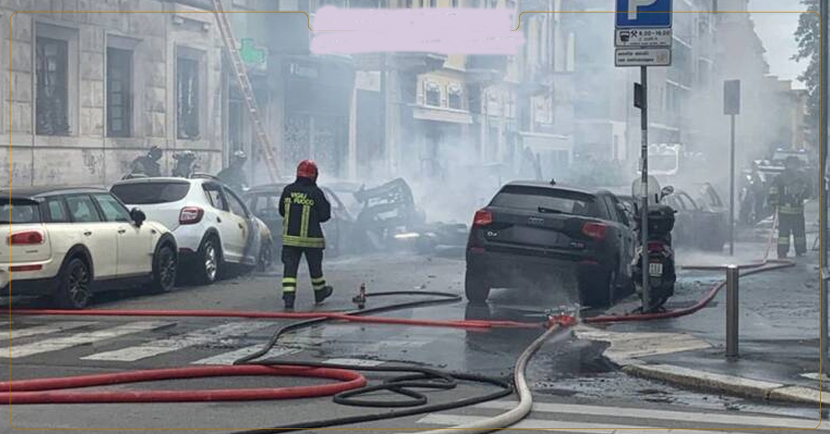 تەقینەوەیەک لە ناوەڕاستی شاری میلانۆ ڕوویدا