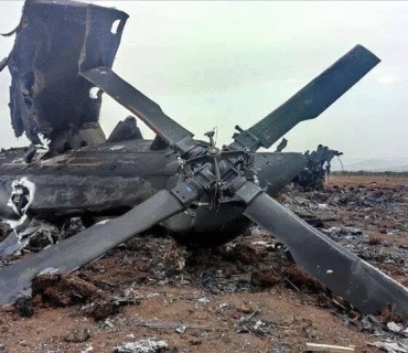 بەهۆی کەوتنەخوارەوەی هەلیکۆپتەرێک دوو سەرباز گیانیان لەدەستدا