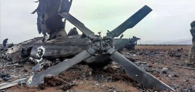 بەهۆی کەوتنەخوارەوەی هەلیکۆپتەرێک دوو سەرباز گیانیان لەدەستدا