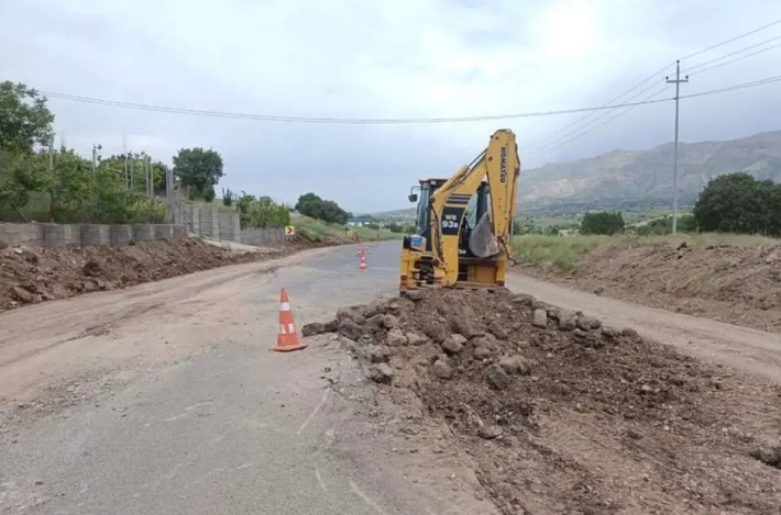 إعادة تأهيل طريق وادي سماقولي شمال العاصمة أربيل