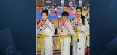 Li Nemsa 3 zarokên Rojavayê Kurdistanê bûn şampyonên taykwandoyê