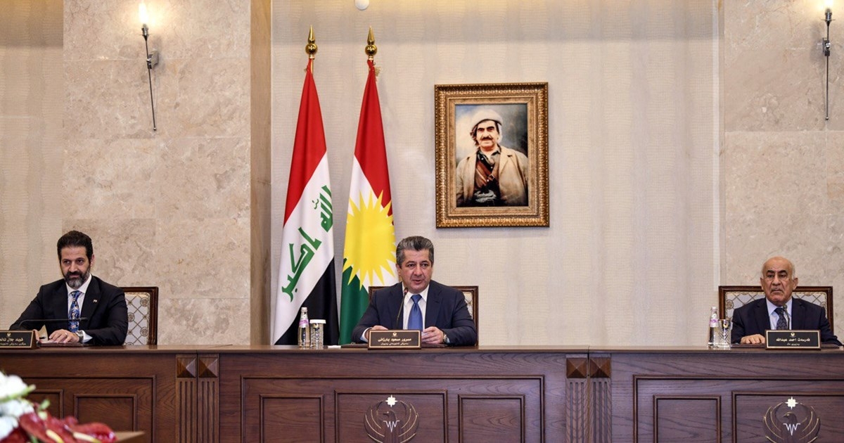 Kurdistan Regional Government Cabinet Votes to Reorganize Public Finances and Supports President Barzani's National Reconciliation Initiative