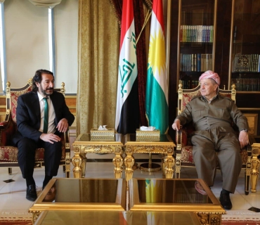 سەرۆک بارزانی پێشوازیی لە هاشم هاشمی کەسایەتیی دیاری کورد لە تورکیا كرد