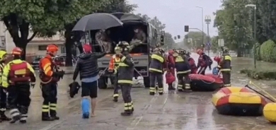 ژمارەی قوربانیانی لافاو لە ئیتاڵیا گەیشتە ١٣ کەس