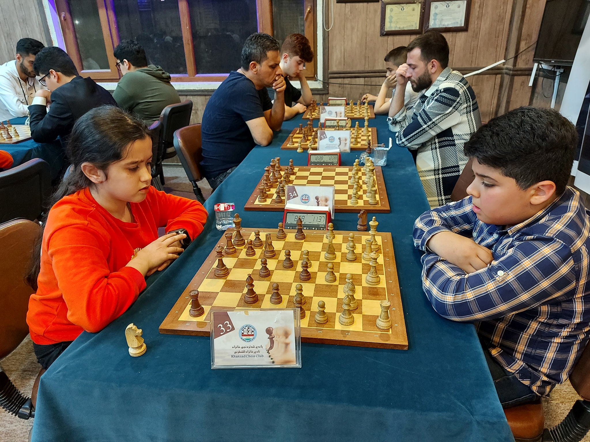 شەترەنجی خانزاد خولی بەهێزكردن و فێركردن دەكاتەوە