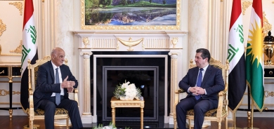 رئيس حكومة إقليم كوردستان يستقبل وزير الموارد المائية العراقي