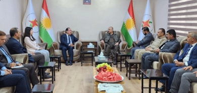 *شاندى پارتى دیموکراتى کوردستان سەردانى یەکێتى نەتەوەیى دیموکراتى کوردستان YNDK دەكات*