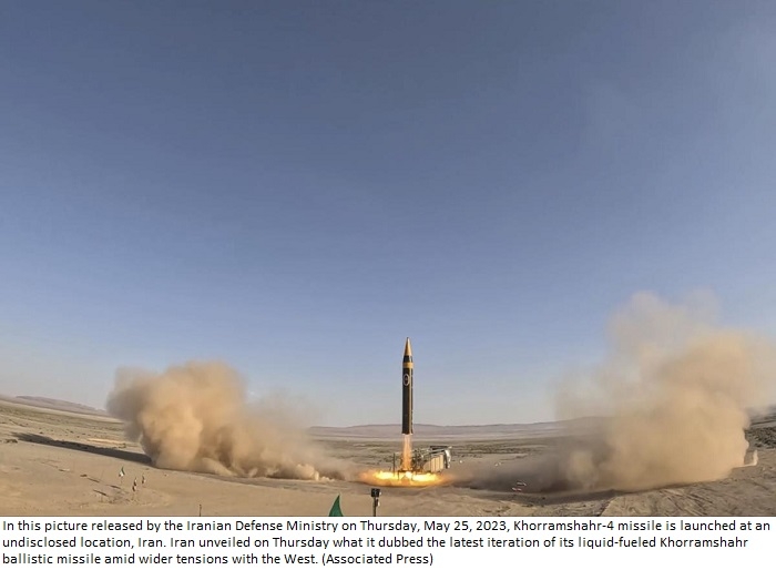 Iran Unveils Khorramshahr-4 Ballistic Missile Amid Escalating Tensions over Nuclear Program