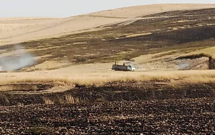 Kobanî: Zêdeyî 100 hektar zeviyên genim şewitîn