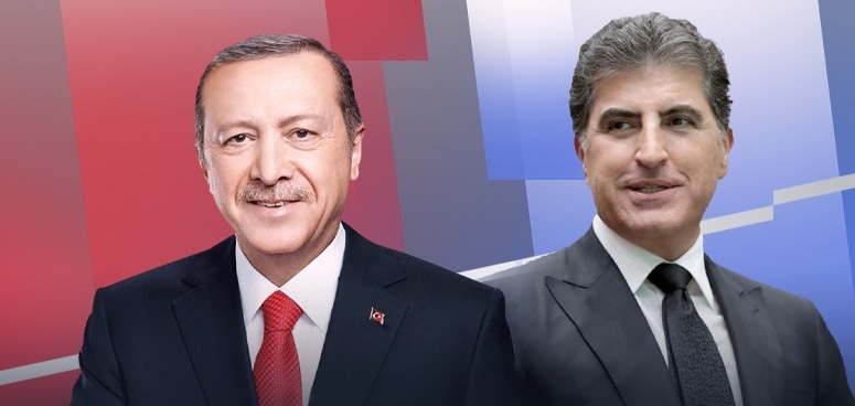 نيجيرفان بارزاني يهنّئ أردوغان بإعادة انتخابه رئيساً لتركيا