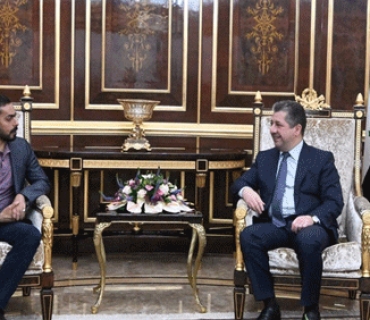 مەسرور بارزانی سەرۆکی حکوومەتی هەرێمی کوردستان، پێشوازی لە شێخ خەلیفە بن تەحنون بن محەمەد ئالنەهیان کرد.