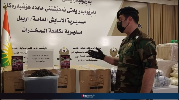 مجلس أمن إقليم كوردستان يعلن القبض على 670 تاجر ومتعاطي مخدرات