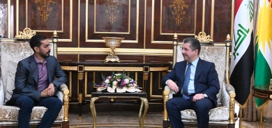 Serokwezîr Mesrûr Barzanî pêşwazî li Şêx Xelîfe Bin Tehnûn Al Nehyan kir