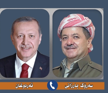 سەرۆک بارزانی پیرۆزبایی لە سەرۆککۆماری تورکیا دەکات