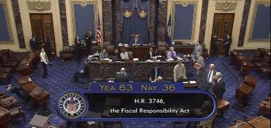 مجلس الشيوخ الأميركي يصادق على قانون رفع سقف الدين