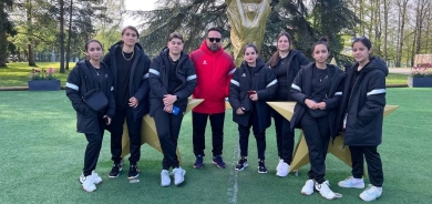 عەباس فەرەج كچە یاریزانەكانی بردە بەغداد