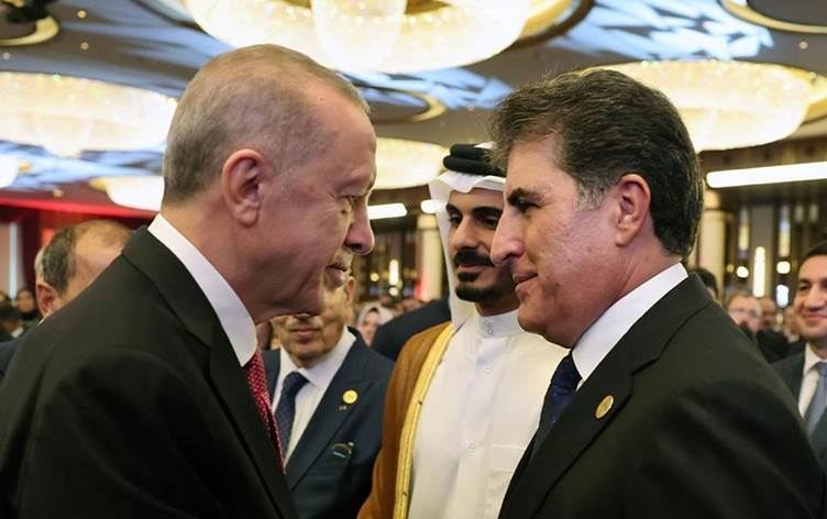 Nêçîrvan Barzanî beşdarî merasima sondxwarina Erdogan bû