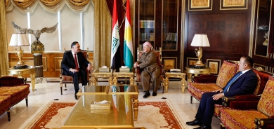 سەرۆک بارزانی پێشوازی لە ڕافع عیساوی دەکات