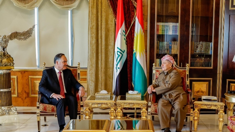 President Masoud Barzani Holds Meeting with Iraqi Politician Rafi Al-Issawi in Erbil