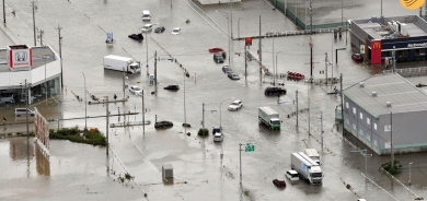 باران بارینی بەخوڕ و لافاو باکوور و ڕۆژهەڵاتی ژاپۆنی گرتەوە
