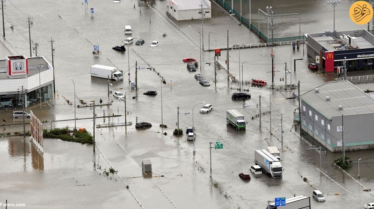 باران بارینی بەخوڕ و لافاو باکوور و ڕۆژهەڵاتی ژاپۆنی گرتەوە