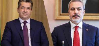 مسرور بارزاني: نتطلع للعمل مع هاكان فيدان وتعزيز العلاقات مع تركيا