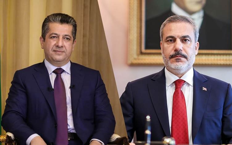 مسرور بارزاني: نتطلع للعمل مع هاكان فيدان وتعزيز العلاقات مع تركيا