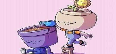 كاریكاتێر: باس لەو كەسانە دەكات كە گەشبینن و دڵیان پڕ هەستی ئەرێنییە