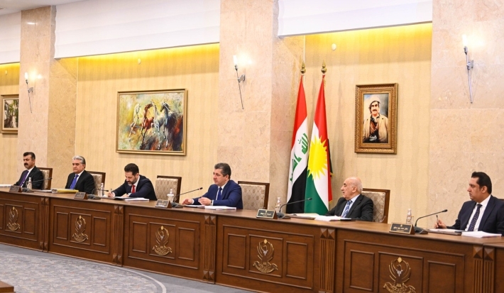 مجلس وزراء إقليم كوردستان يجدد دعمه لاتفاق حكومتي الإقليم والاتحادية بشأن الموازنة