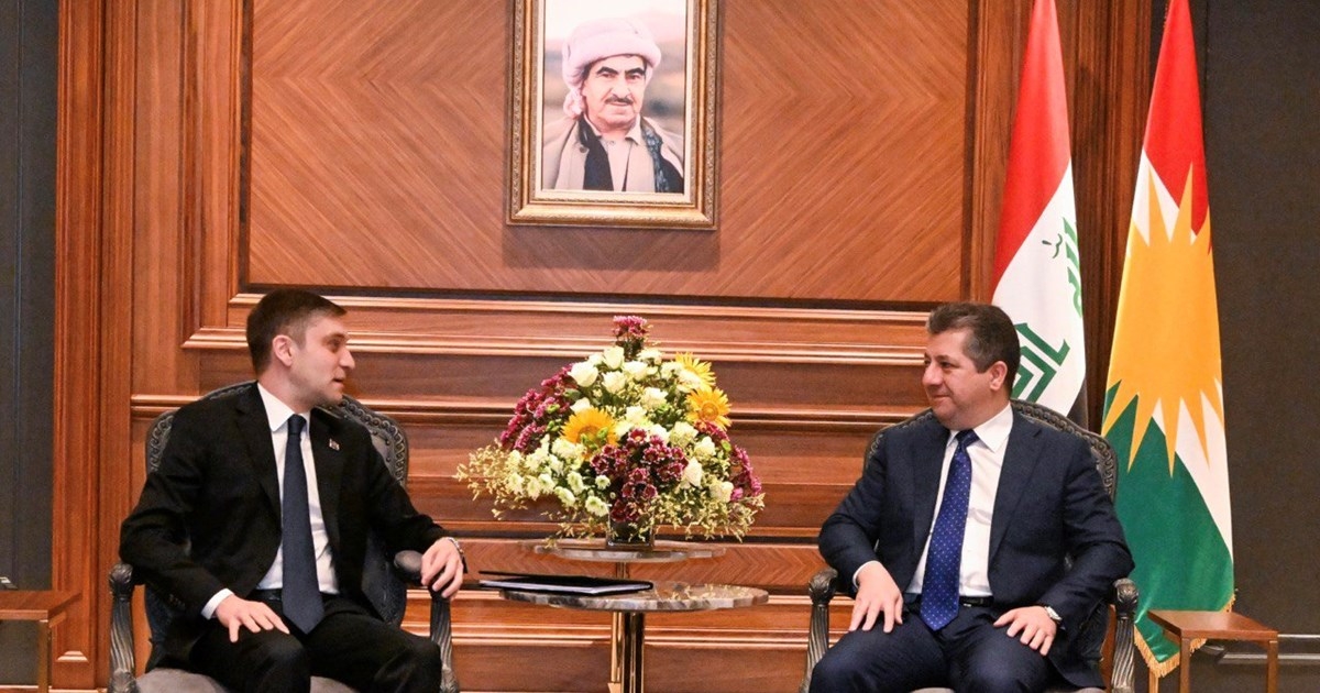 Prime Minister Barzani receives Azerbaijan’s Charge d'affaires